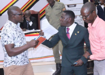 Drama As Wakiso Parliamentary Aspirants Fight for Symbols At Nomination!