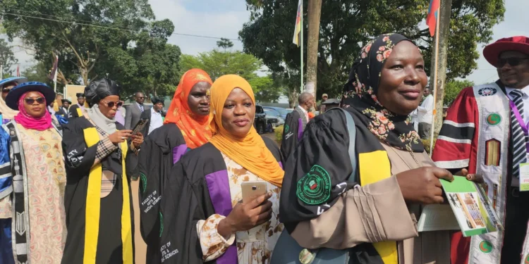 Museveni Urges Islamic University to Champion Science at Graduation of 2,484