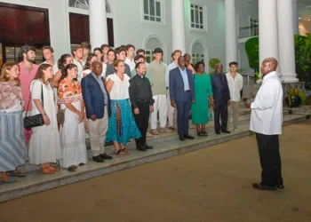 Museveni Hosts Spanish Student Volunteers, Praises Community Work
