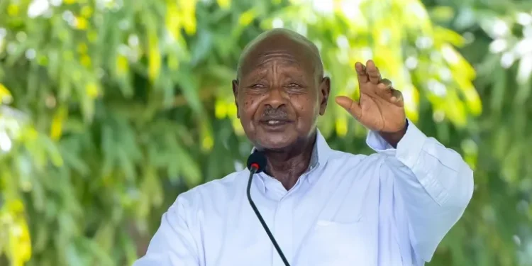 The President was on Sunday addressing Bishops/clergy and hundreds of Christians who turned up to commemorate 90years of East African Revival Movement in the Ankole Sub region.