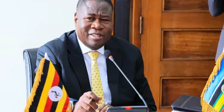 The Speaker of Parliament, Rt. Hon. Jacob Marksons Oboth